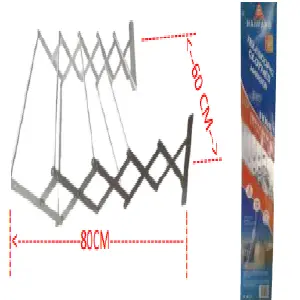 TENDEDERO DE ROPA  PLEGABLE EN  ALUMINI