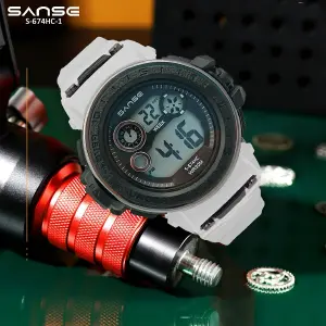 S-674HC-1 RELOJ BLANCO ESTUCHE SANSE