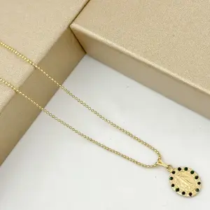 Cadena De Dama De Tejido Militar De 50cm
