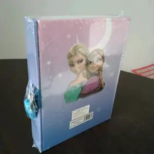 Agenda Diario Frozen Con Candado Y Llave