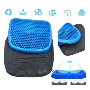 Cojín Almohada Para Silla de Gel: Máxima Comodidad y Soporte - Cojín Almohada Para Silla Gel