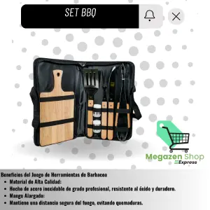 SET BBQ 5 PIEZAS
