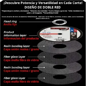 DISCO DE CORTE 4.1/2 FINO HENCON TOOLS