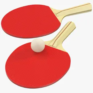 Set Raquetas Ping Pong + 3 Bolas Juego D