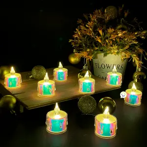 Velas LED X24 Tornasol Decoración CVEL