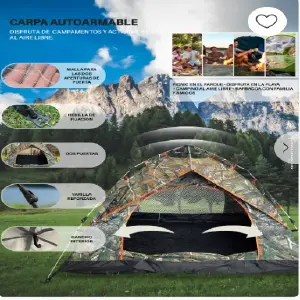 CARPA CAMPING 5 PERSONAS AUTOMATICA