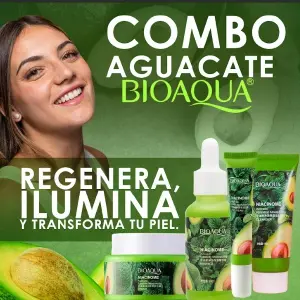 COMBO AGUACATE BIOAQUA X4 CON CAJA DE S