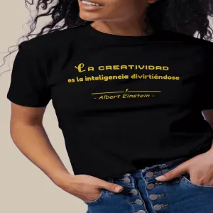 CAMISETA NEGRA DE ALGODON Ref. 431