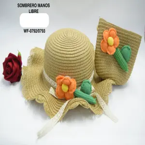 SOMBRERO MANOS LIBRE WF-0792.93 CAFE
