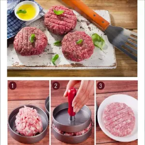PRENSA MANUAL PARA CARNE DE HAMBURGUESA