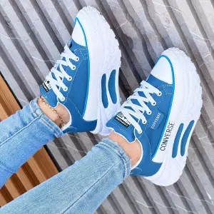 Converse  Azul Para Dama Tmon