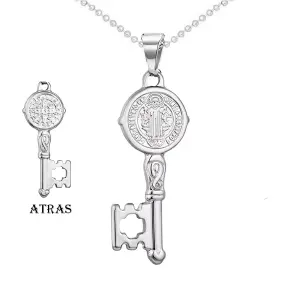 Collar Llave San Benito Acero Inox Más