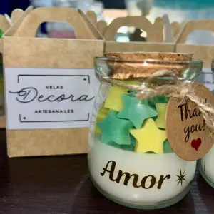 Velas en vidrio