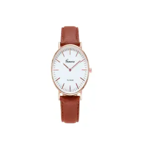 Reloj Minimalista de Cuero para Hombre
