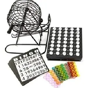Bingo juego de mesa familiar, bolotera