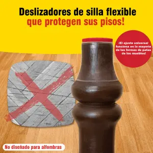 Protector Patas Sillas Silicona X16UNDS