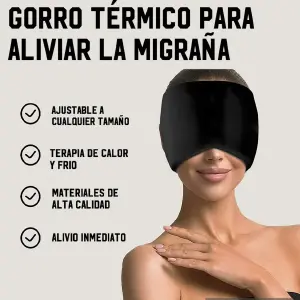 Gorro Gel Alivio Migraña Dolor Cabeza