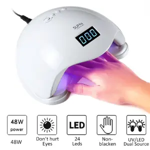Lampara de Uñas led Digital 48wts