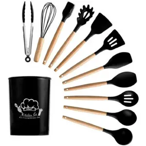 Set De Utensilios De Cocina En Silicona