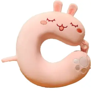 Almohada Viaje Forma U Cuello Conejo