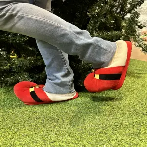 PANTUFLAS DE SANTA NAVIDAD TALLA UNICA
