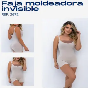 FAJA TEJIDA CON TIRAS/2672: Moldea tu figura con comodidad y estilo - FAJA TEJIDA CON TIRAS/2672
