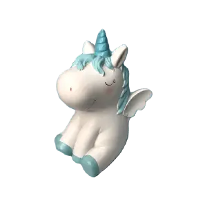 ALCANCIA UNICORNIO AZUL E0221