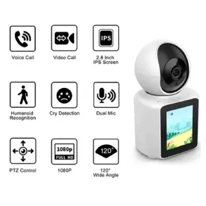 Camara Con Pantalla Bidireccional
