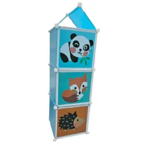 Armario Infantil Modular 3 Nivel Azul B