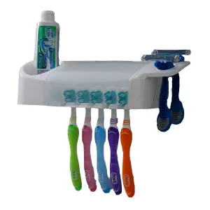 Organizador De Cepillos Tapa Soporte Adh