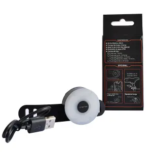 Luz trasera led para bicicletas recarga