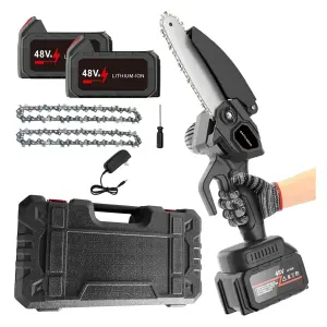 Motosierra Pro Portátil Doble Batería: Potencia y Versatilidad en Tus Manos - Motosierra Pro Portatil Doble Bateria