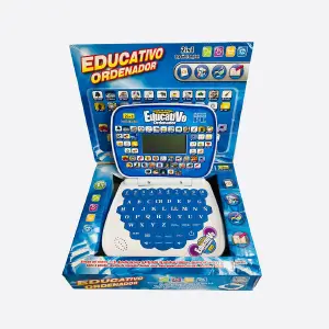 Mini Computador Didáctico 2 En 1 Azul