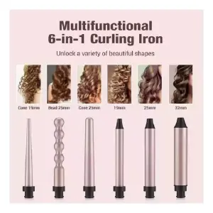 Pinza Rizadora Profesional 6 En 1