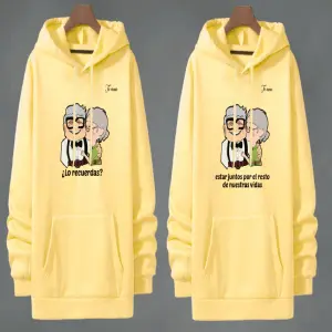 Buzo Hoodie Carl Y Ellie Amarillo