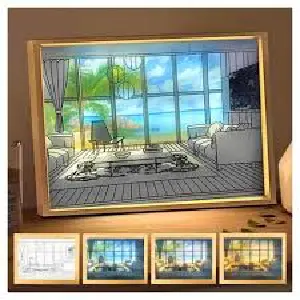 Cuadro Decorativo 3D  Luminoso