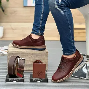 COMBO CASUAL 100%CUERO