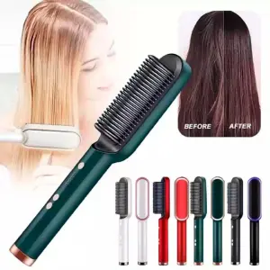 Cepillo plancha 2 en 1 + Pinza rizadora