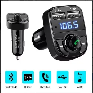 TRANSMISOR FM PARA CARRO BLUETOOTH X8