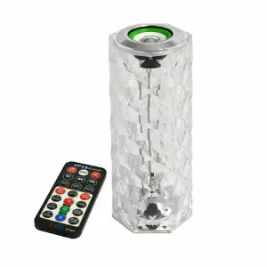 LAMPARA LED DIAMANTE CON PARLANTE