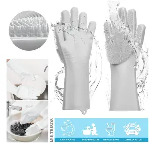 Guantes Silicona Multiusos Lava HD4838