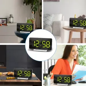 Reloj Digital Curvo