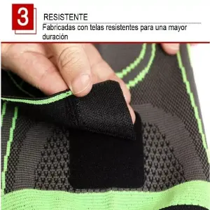 Kit 2Rodilleras + 2Muñequera + Bandas x5
