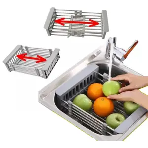 Escurridor De Platos Extensible Ajustabl