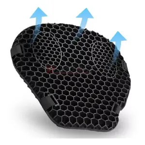 COJÍN GEL ASIENTO MOTO PANEL ABEJA