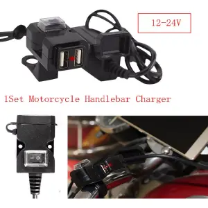 CARGADOR DE MANILLAR DE MOTOCICLETA USB