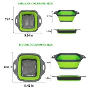 Escurridor cuadrado sencillo plegable
