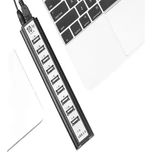 Hub Usb 10 Puertos 2.0