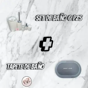 COMBO KIT DE BAÑO + TAPATE BAÑO