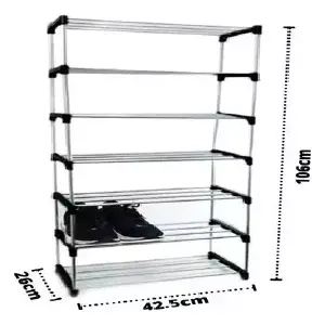 Zapatera Organizador Metálico 7 Niveles